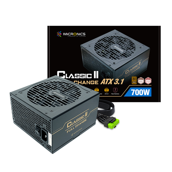 마이크로닉스 Classic II 풀체인지 700W 80PLUS브론즈 ATX3.1이미지입니다. 누르면 해당 게시물로 새창이동합니다.