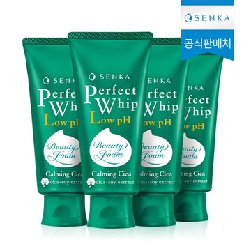 시세이도 센카 퍼펙트 휩 로우 pH 카밍 시카 100g (4개)