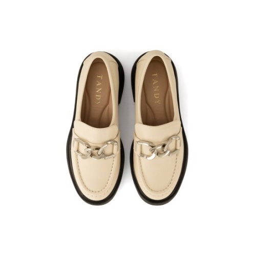 탠디 여성 소가죽 로퍼_G25014 (아이보리)