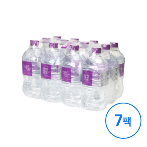 한국청정음료 몽베스트 1L (84개)_이미지
