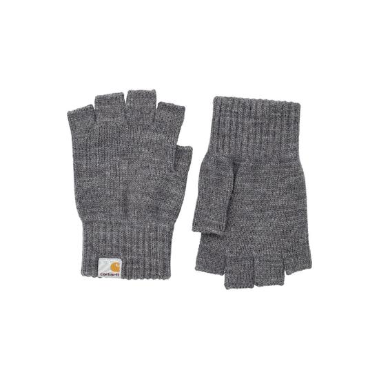 로고 fingerless 니트 mittens I029559ZMXX T