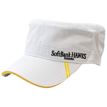 뱅크 후쿠오카 소프트 호크스 워크캡 SBCP-4504 WH