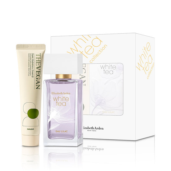 엘리자베스아덴 화이트티 오 라일락 EDT+느슨 더비건 초보습 크림 40ml 2종세트 (50ml)_이미지