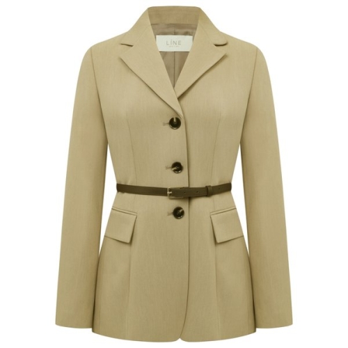 라인(LINE) N755 리유 벨티드 테일러드자켓 NMWJKQC440_이미지