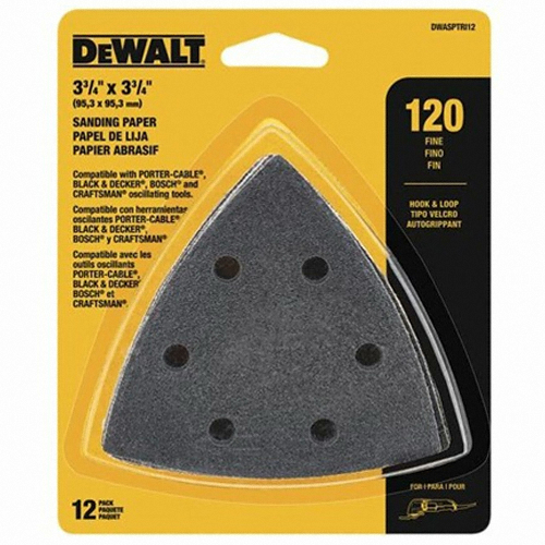 디월트  삼각페이퍼 DWASPTRI12