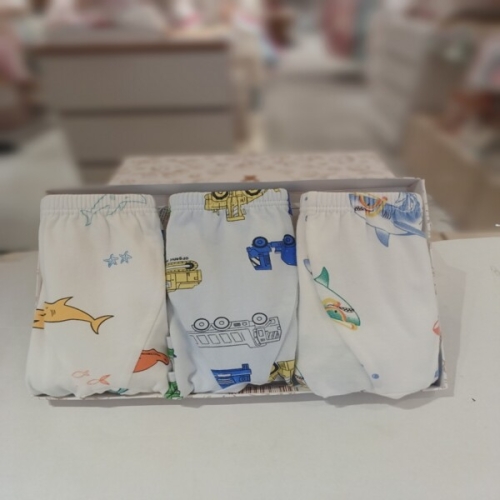 오가닉맘 남아사각팬티3종세트 레이샥 오샤크 라임카블 MKSUDW0312