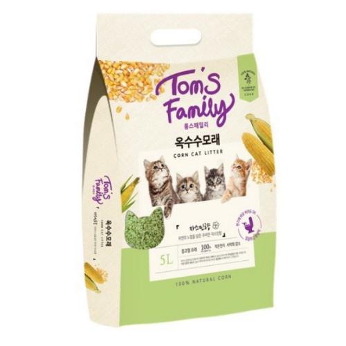 엠디클러스터 톰스패밀리 옥수수모래 크러쉬 쟈스민 5L (1개)