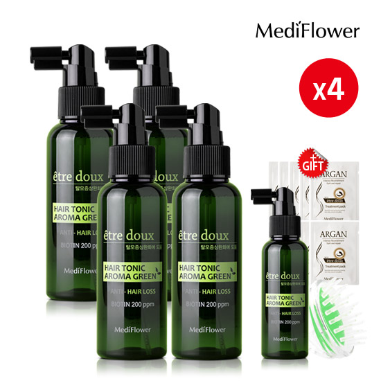 메디플라워 에트투스 아로마 그린 헤어토닉 100ml (4개)