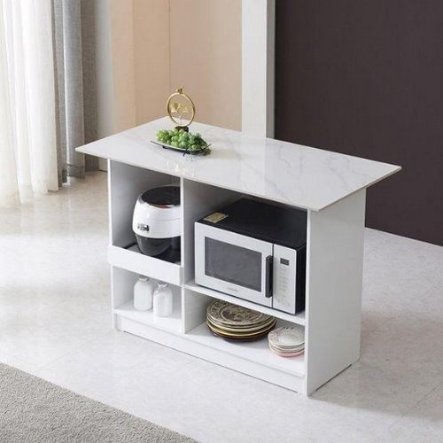 가온퍼니처  올리앤 오픈형 세라믹 홈바 아일랜드 식탁 1200 (의자별도)