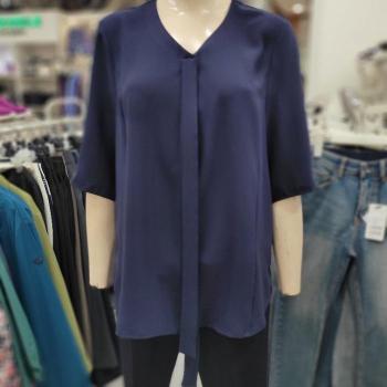 DP01 타이탈부착블라우스 타이탈부착브이넥솔리드블라우스 CLE S34852839