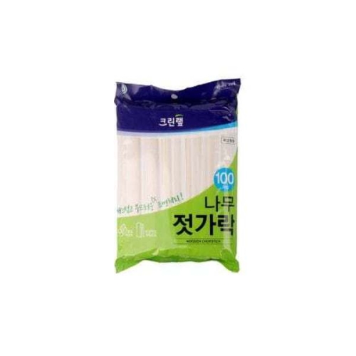 크린랲 나무젓가락 100개 (10팩(1,000개))_이미지
