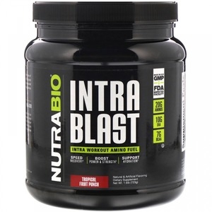 뉴트라바이오 아이허브  NutraBio Labs 블라스트 인트라 워크아웃 아미노산 빠른직구_이미지
