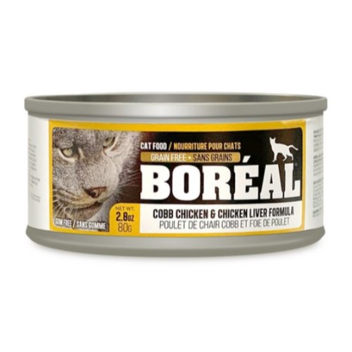 보레알  캣 치킨&치킨간 캔 80g (24개)