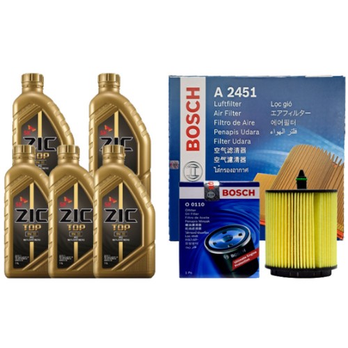 SK엔무브 지크 탑 LS 5W30 5L + 보쉬필터 쉐보레 말리부 2.4 가솔린_이미지