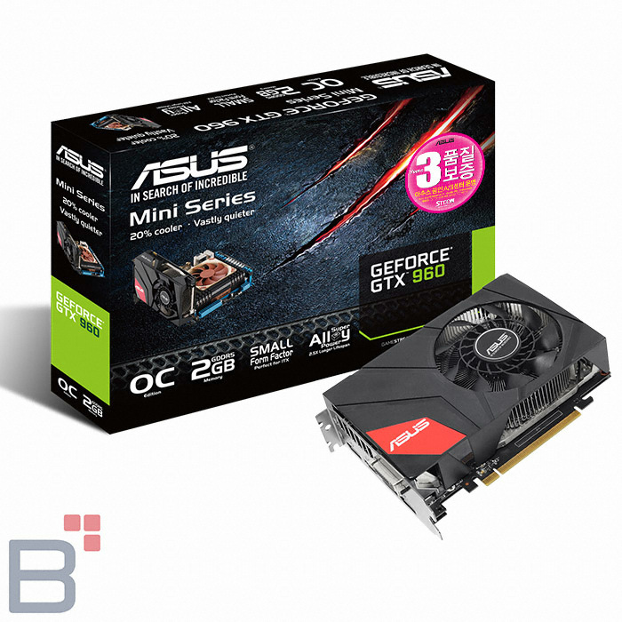 ASUS 지포스 GTX960 Mini OC D5 2GB STCOM_이미지