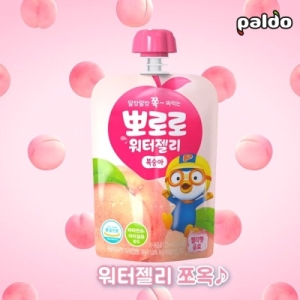 팔도 뽀로로 워터젤리 복숭아 120ml (20개)_이미지