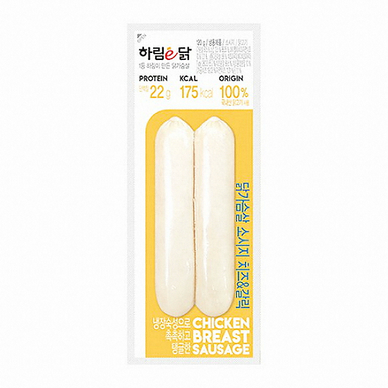 하림 하림이닭 닭가슴살 소시지 치즈&갈릭 120g (10개)_이미지