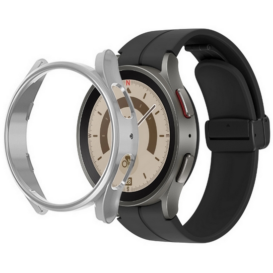 세마전자 스토리링크 갤럭시워치5 프로 하드 프레임 커버 케이스