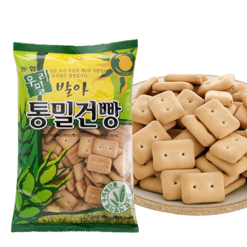 농협 우리밀 통밀건빵 200gx3봉 3개 200g