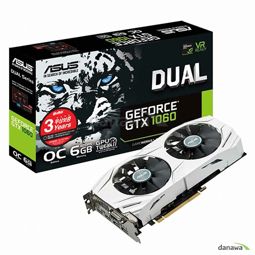 ASUS DUAL 지포스 GTX1060 O6G D5 6GB 이엠텍_이미지