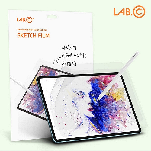 LAB.C iPad 10세대 종이질감 오리지널 스케치 보호필름 [액정 2매]