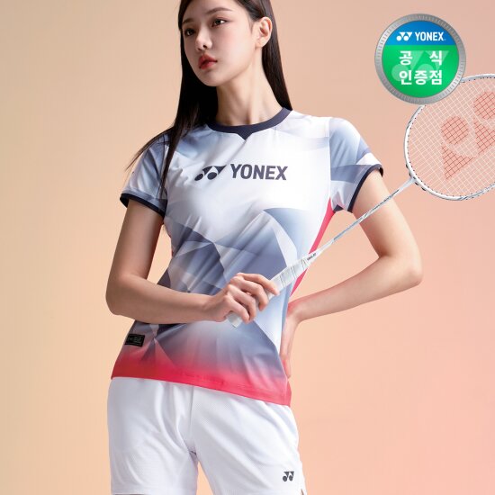  요넥스 배드민턴 반팔 티셔츠 게임웨어 241TS012F