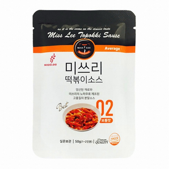 미쓰리 떡볶이 분말소스 보통맛02 50g (1개)_이미지