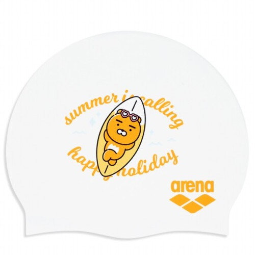 카카오프렌즈 라이언 서핑 실리콘수모 A5AC1AC90WHT