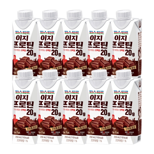 파스퇴르 이지프로틴 저당초코 250ml (10개)