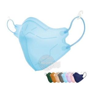 아에르 마스크 황사 방진 새부리 블루 대형 100매_이미지