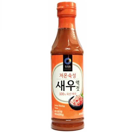 대상 청정원 저온숙성 새우액젓 500g (1개)