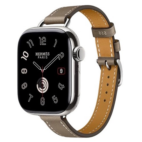 APPLE 워치 시리즈10 에르메스 42mm Cellular 티타늄 (Attelage 싱글 투어)_이미지