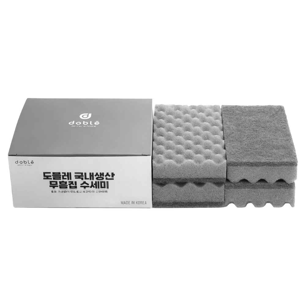 도블레 국내 생산 무흠집 수세미 (8개)_이미지