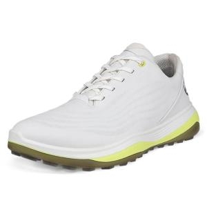에코 남성용 Lt1 하이브리드 방수 골프화 화이트/옐로우 116543