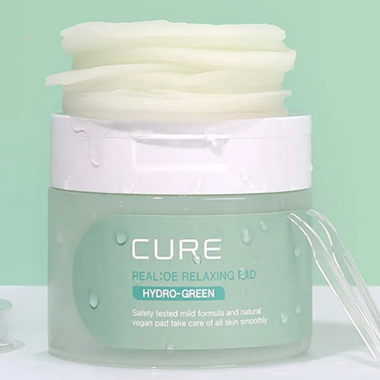 김정문알로에 큐어 피토그린 릴렉싱 토너 패드 60매 (2개)