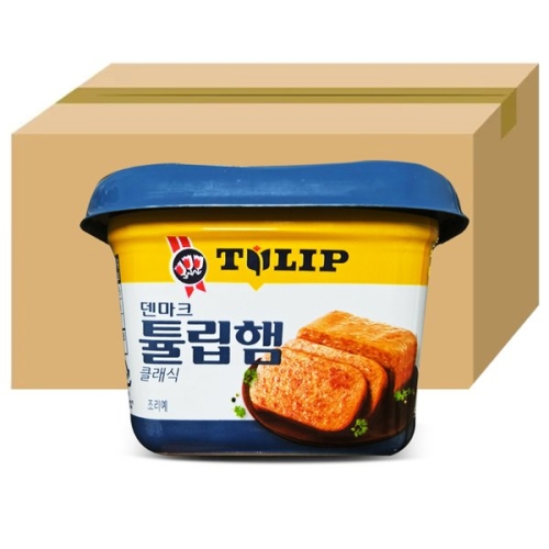 농심 덴마크 튤립햄 클래식 340g (24개)_이미지