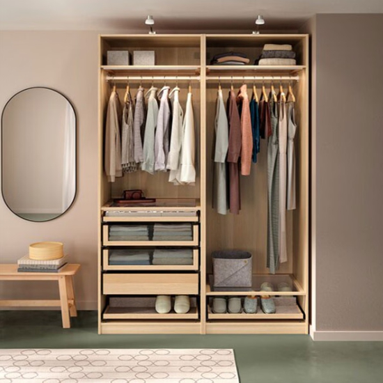 이케아 PAX 팍스 옷장프레임 화이트 750 (58cm(세로))_이미지