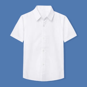 베이직 흰색 반팔 셔츠 9-21호 아동 남아 여아 어린이 초등학생 키즈 행사 촬영 화이트 와이셔츠 남방_이미지