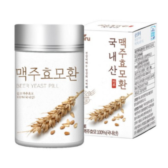 유기농마루 국내산 저온건조 맥주효모환 100g (4개)_이미지