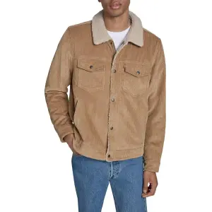 리바이스바디웨어 남성용 면 트러커 탠 와이드 웨일 코듀로이 XXL 134176 Medium Navy Corduroy