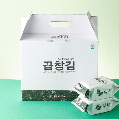 작심밀도  별맛 광천곱창김 12봉