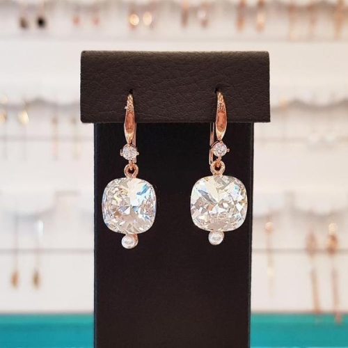 세이브존01 40대여자선물 오스트리아 스톤 스톤 드롭 귀걸이 LE592 S16328032