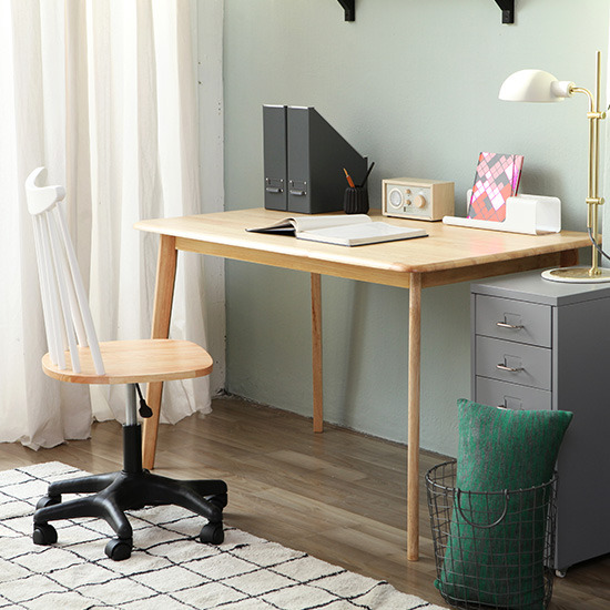 베스트리빙 캔버라 앤슨 원목책상세트