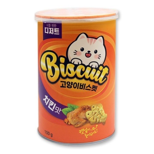 너를위한디저트 캣 비스켓 치킨맛 100g (3개)_이미지