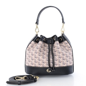 잔오플 가죽 콤비의 미니 복조리백EODFHB854