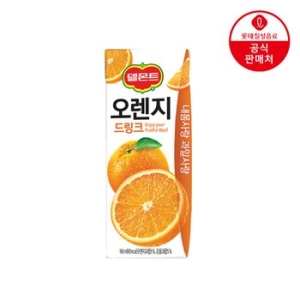 롯데칠성음료 델몬트 오렌지 드링크 190ml이미지입니다. 누르면 해당 게시물로 새창이동합니다.