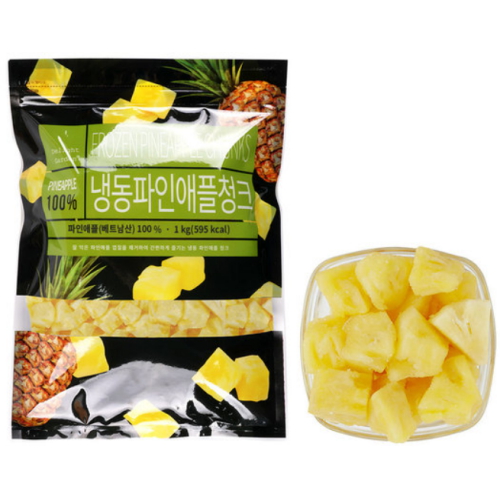 냉동 파인애플 청크 1kg