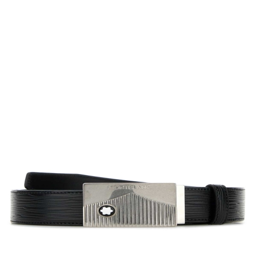 몽블랑 마이스터스튁 플레이트 버클 35mm 4810 블랙 레더 벨트_199092
