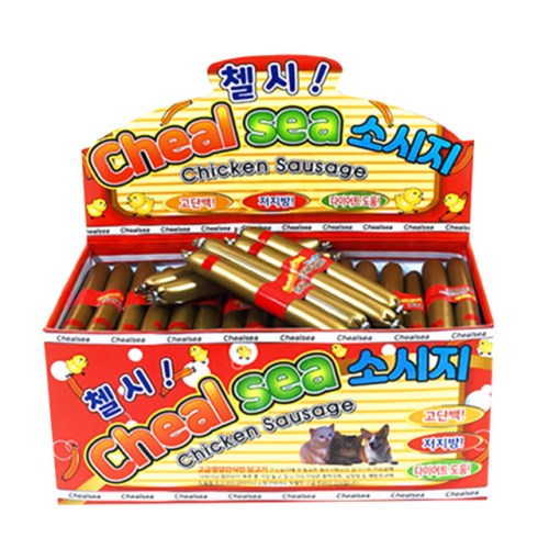 펫라인 도기프렌드 첼시 닭가슴살 소시지 120p (1개)