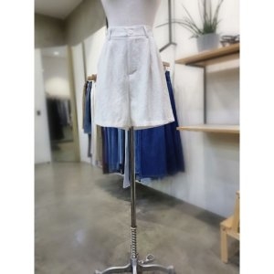 Ab.f.z ABFZ3컬러투턱 4부 린넨 반팬츠 ABZ3HP35